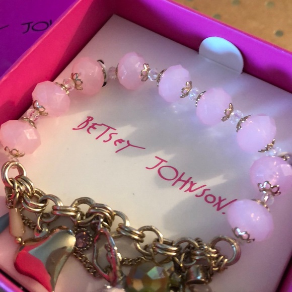 Betsey Johnson Stretchy Ballerina Charm Bracelet! - Picture 6 of 8